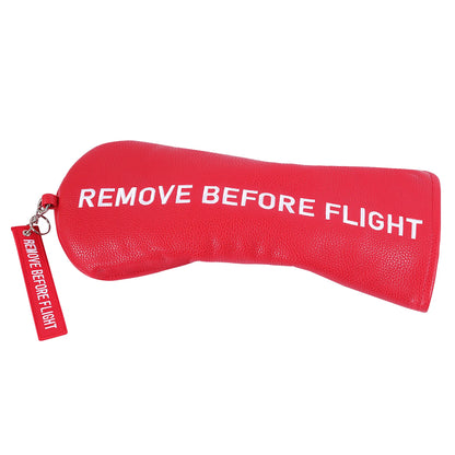 Red Remove before Flight Golf Headcover Golf 460CC Driver Cover