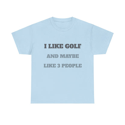 Golf and Maybe 3 People Tee