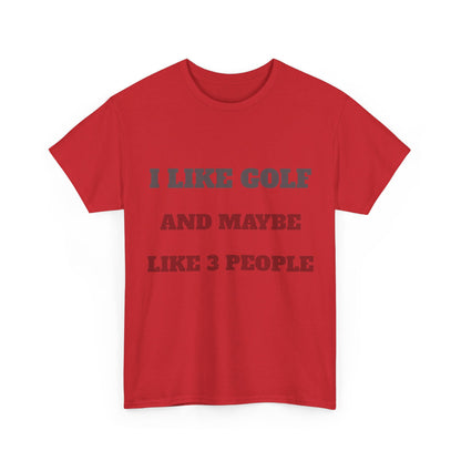 Golf and Maybe 3 People Tee