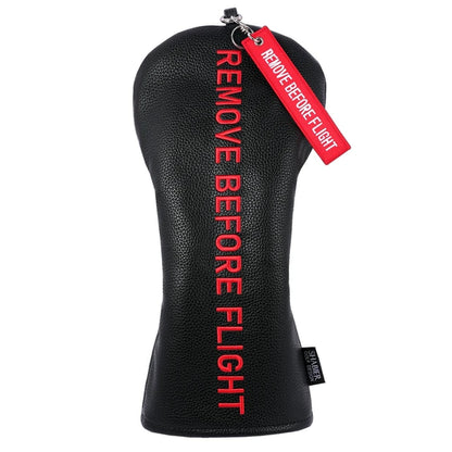 Red Remove before Flight Golf Headcover Golf 460CC Driver Cover