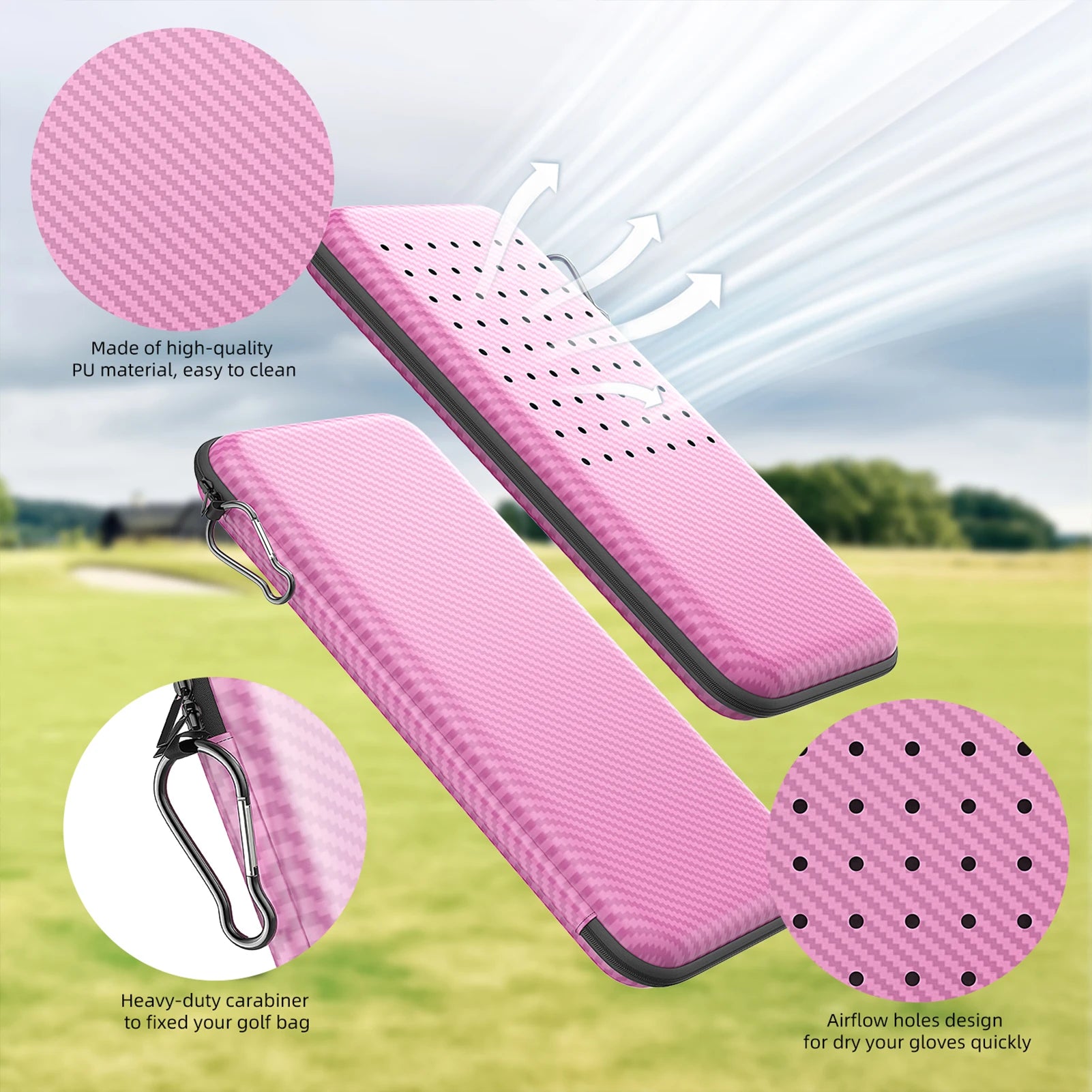 Golf Hard Case Glove Holder