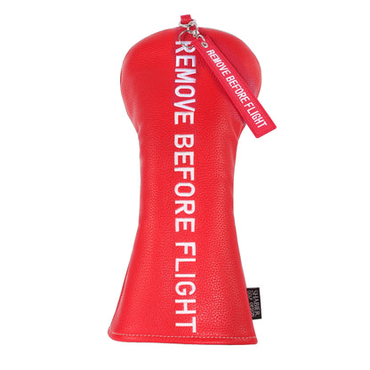 Red Remove before Flight Golf Headcover Golf 460CC Driver Cover