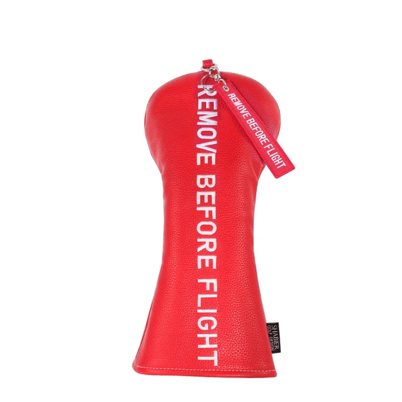 Red Remove before Flight Golf Headcover Golf 460CC Driver Cover